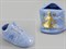 Подарочная фигурка Фарфоровый Ботиночек "Знаки зодиака, Дева" голубой Leander - фото 52568