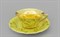 Кофейная пара 100 мл "Золотые листья" желтый Виндзор Leander - фото 52761