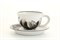 Чашка с блюдцем 350 мл "Цветочная коллекция" Келт серая Leander (серый декор) - фото 52786