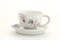 Чашка с блюдцем 350 мл "Цветочная коллекция" Келт Leander (декор серый с фиолетовым) - фото 52791