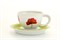 Чашка с блюдцем 350 мл "Цветочная коллекция" Келт Leander (декор Маки) - фото 52793