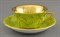 Кофейная пара 100 мл "Золотые листья" салатовый Виндзор Leander - фото 52799
