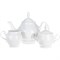 Чайный сервиз Bernadotte Недекорированный 6 персон 17 предметов (чашка бочка) - фото 52827