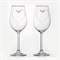 Пара бокалов для вина "Сердце", богемское стекло, 250 мл - фото 52960