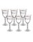 Набор бокалов для красного вина "BRANTA" 290 мл "Панто, отводка платина" Crystalite Bohemia (6 штук) - фото 53033