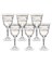 Набор бокалов для красного вина "BRANTA" 290 мл "Панто, 2 отводки золото" Crystalite Bohemia (6 штук) - фото 53041
