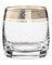 Набор стаканов для виски "PAVO" 230 мл "Панто платина, отводка золото" Crystalite Bohemia (6 штук) - фото 53075