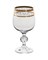 Набор бокалов для белого вина "STERNA" 190 мл "Панто, 2 отводки золото" Crystalite Bohemia (6 штук) - фото 53115