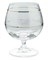 Набор бокалов для бренди "FALCO" 250 мл "Панто, 2 отводки платина" Crystalite Bohemia (6 штук) - фото 53122