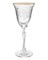 Набор бокалов для белого вина "PARUS" 185 мл "Панто, отводка золото" Crystalite Bohemia (6 штук) - фото 53347