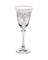 Набор бокалов для белого вина "ASIO" 185 мл "Панто, затирка платина, отводка платина" Crystalite Bohemia (6 штук) - фото 53395