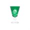 Бокал для воды Bohemia Цветной хрусталь зеленый 250 мл (1 шт) - фото 54725