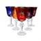 Набор бокалов для вина Bohemia Цветной хрусталь 280  мл(6 шт) - фото 56148