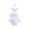 Статуэтка Royal Classics Девушка с корзинкой цветов 30 см - фото 56441