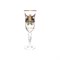 Набор фужеров для шампанского Star Crystal Смальта Кристина 150 мл (6 шт) - фото 59152