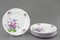 Набор тарелок десертных 19 см "Лиловые цветы" Leander (6 штук) - фото 59879