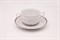 Чашка для супа с блюдц. 2руч. 0,30л "Платиновая отводка" Сабина Leander - фото 62051
