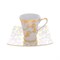 Набор чайных пар Falkenporzellan Tosca White Gold 220мл(6 пар) - фото 62564
