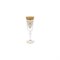 Кристина фужер для шампанского Матовая полоса золотая роспись B-G 180 мл (1 шт) - фото 62919