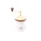 Кофемолка ручная Dubi Цветочный мотив 14см - фото 63335