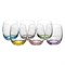 Набор стаканов для виски "MERGUS" Color mix 6 цветов 410 мл (6 штук) - фото 64478