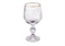 Бокал для вина Crystalex Bohemia V-D 230мл (1 шт) Золотой узор - фото 64642
