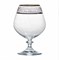 Набор бокалов для бренди Анжела 400 мл (6 штук), декор "Отводка золото, узор 437586" Crystalex - фото 67533