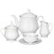 Чайный сервиз на 6 персон Rococo, декор "Отводка золото" Cmielow 15 предметов - фото 67969