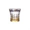 Набор стаканов для виски медовое золото TIMON Lady Diamond 270 мл - фото 69132
