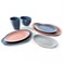 Набор тарелок CRAFT COLORED 23+29см цвет голубой Cmielow - фото 71367