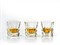 Набор стаканов для виски "CRACK", декор "Отводка золото", 310 мл (набор 6 шт.), хрусталь, Bohemia Jihlava - фото 71590