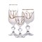 Набор фужеров Тюльпан белый Crystalex Bohemia 18 предметов (бокалы для вина 230 мл, фужеры для шампанского 180 мл, рюмки 50 мл) - фото 74787