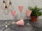Набор рюмок для ликера Пралине 90 мл (4 штуки) D5250 цвет розовый Crystalex - фото 80871