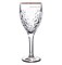 Набор бокалов для вина "NICOLETTE", декор "Отводка платина"; 270 мл (6 шт) хрусталь, Bohemia Jihlava - фото 82668