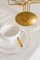 Блюдце 15,7 см Oktawa, декор "Отводка золото" - фото 83672