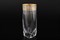 Набор стаканов для воды Барлайн Трио 300 мл "Панто платина, золото" (6шт) - фото 83691