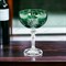 Набор бокалов для мартини 180 мл Цветной хрусталь (6 шт) цвет зеленый, подарочная упаковка - фото 84167