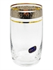 Набор стаканов для воды 380 мл (6 шт) Ideal platina zlata, Crystalex 000623 - фото 94973