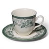 Чашка 240 мл с блюдцем 15,8 см DIANA ROSE JADE GREEN, Claytan 10-9911 - фото 95424
