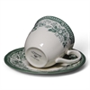 Чашка 240 мл с блюдцем 15,8 см DIANA ROSE JADE GREEN, Claytan 10-9911 - фото 95425