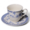 Чашка 240 мл с блюдцем 15,8 см ROSE CLUSTER BLUE, Claytan 10-1809 - фото 95483