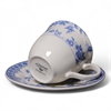 Чашка 240 мл с блюдцем 15,8 см ROSE CLUSTER BLUE, Claytan 10-1809 - фото 95484