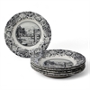 Набор глубоких тарелок 6 шт. ROME GREY, Claytan 13-0404 - фото 95592