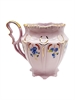 Кружка Lenka 300 мл Синие Цветы, розовый фарфор 000981 - фото 95635