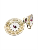 Набор чайных пар Роза Перламутровая / 6 шт / 200 мл / блюдце 155 мм / Royal Czech Porcelain 001046 - фото 95666