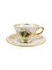 Набор чайных пар Мадонна Перламутровая / 6 шт / 200 мл / блюдце 155 мм / Royal Czech Porcelain 001045 - фото 95672