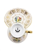 Набор чайных пар Мадонна Перламутровая / 6 шт / 200 мл / блюдце 155 мм / Royal Czech Porcelain 001045 - фото 95674
