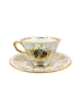 Набор чайных пар Мадонна Перламутровая / 6 шт / 200 мл / блюдце 155 мм / Royal Czech Porcelain 001045 - фото 95676