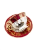 Набор чайных пар Красная охота / 6 шт / 200 мл / блюдце 155 мм / Royal Czech Porcelain 001036 - фото 95690