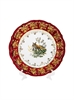 Набор десертных тарелок Красная охота 19 см (разные животные) / 6 шт / Royal Czech Porcelain 001053 - фото 95694